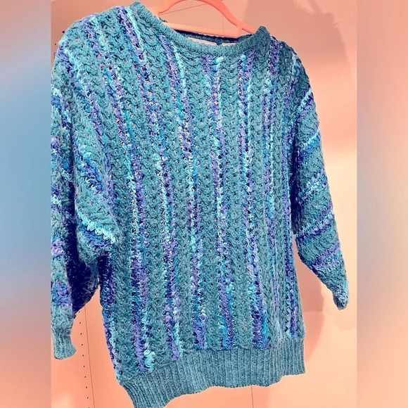 ❤️Vintage crochet  sweater🥰 - Picture 1 of 4